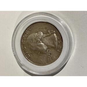 1959-D Washington Quarter – 90% Silver – Circulated Condition – Denver Mint G/VG